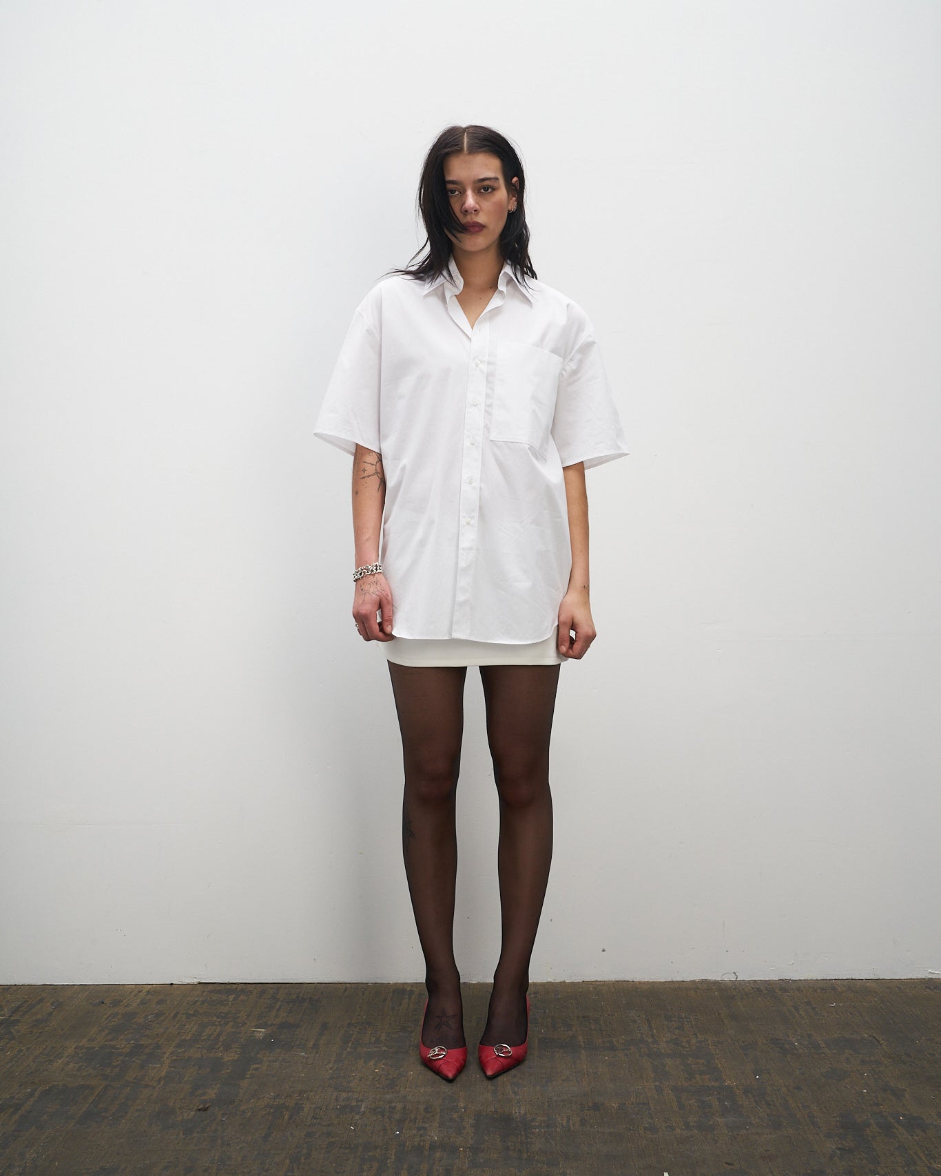 Shirt Short White