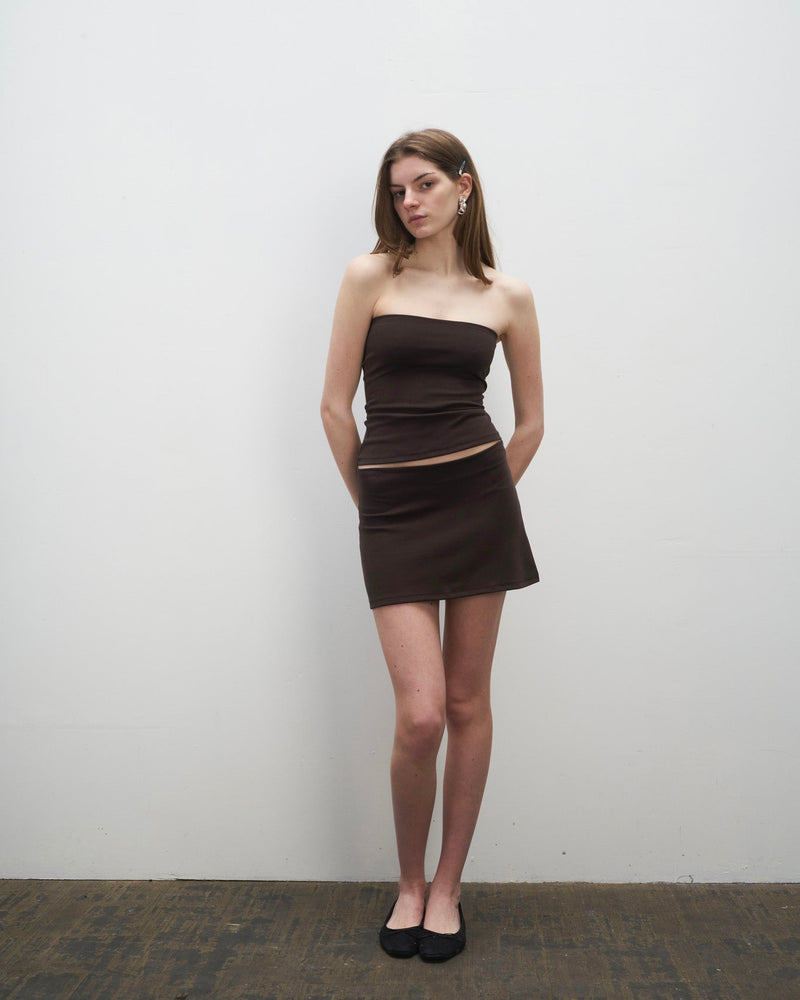 Mini Skirt Brown