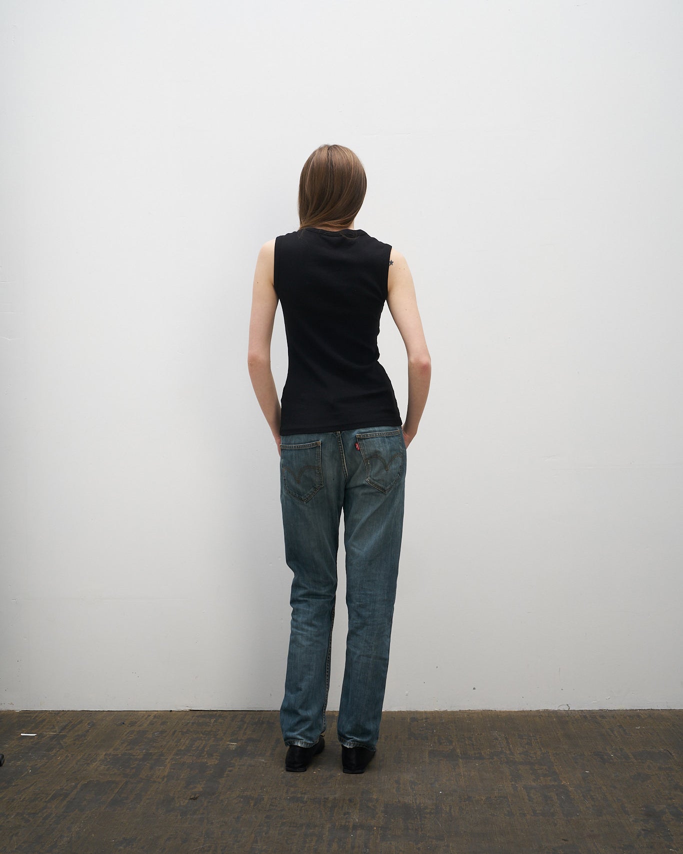 Sleeveless T-shirt Black