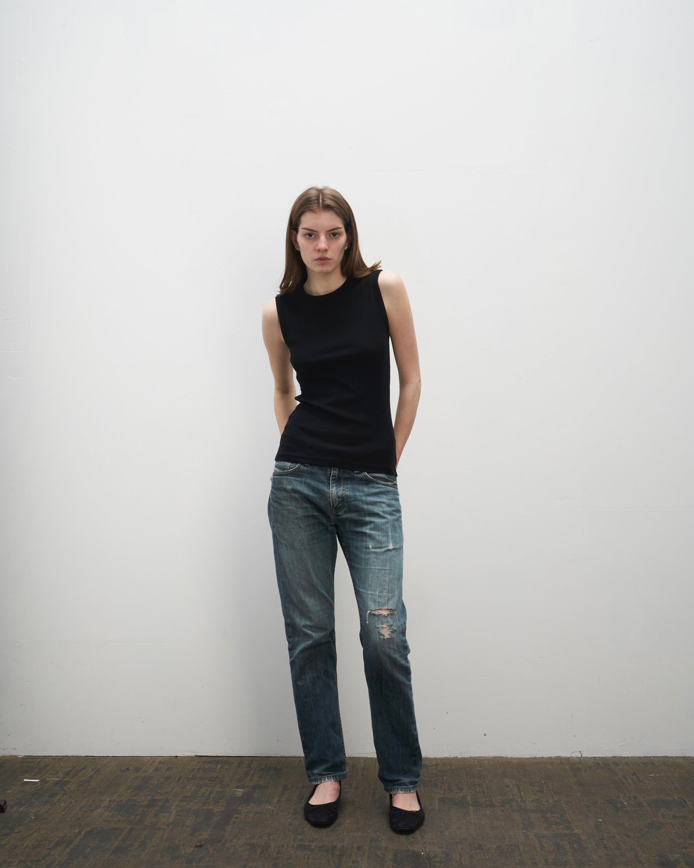 Sleeveless T-shirt Black