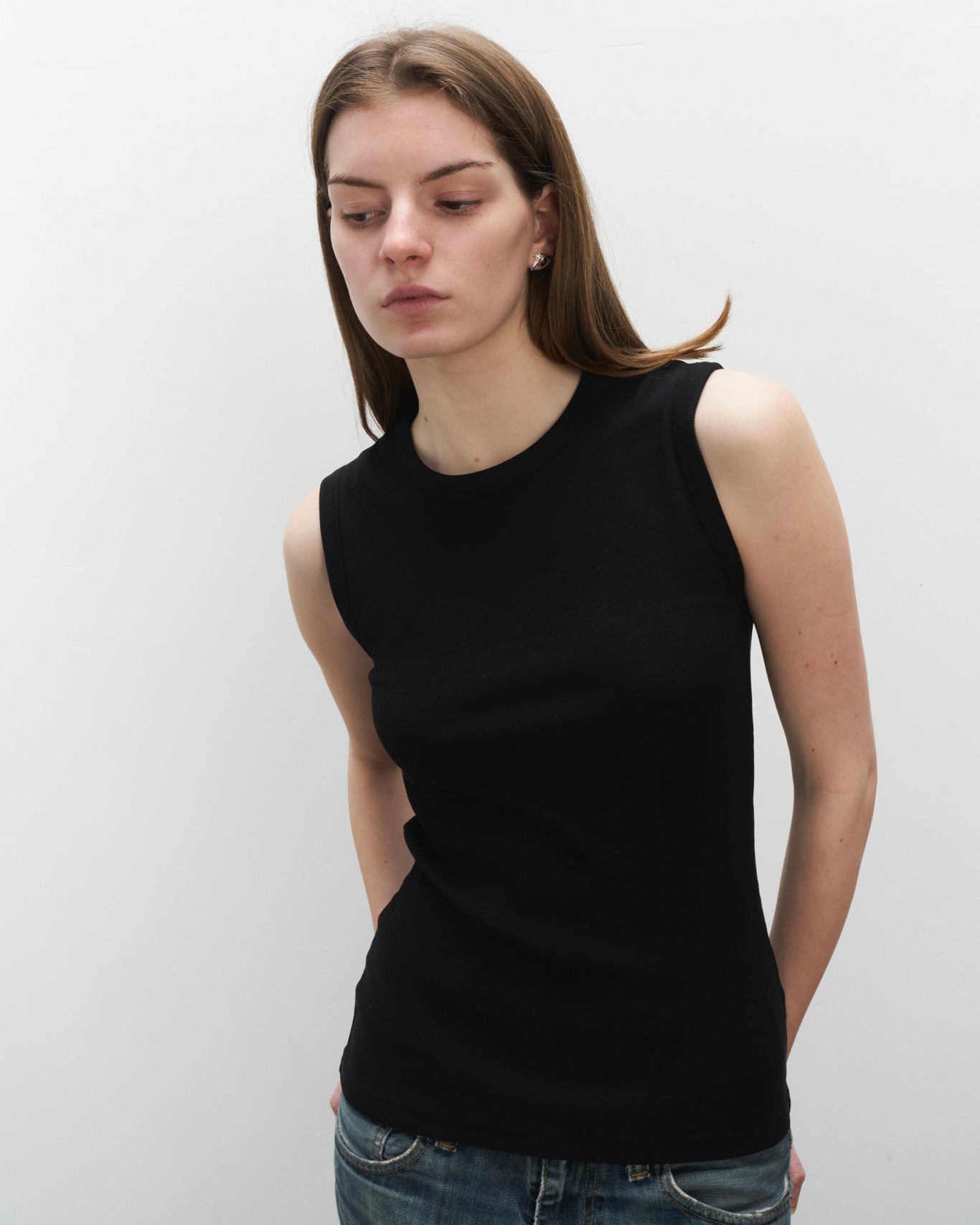 Sleeveless T-shirt Black